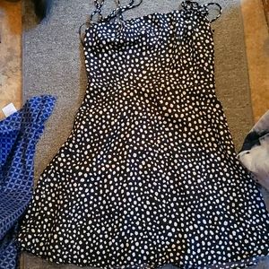 Black and white summer dress